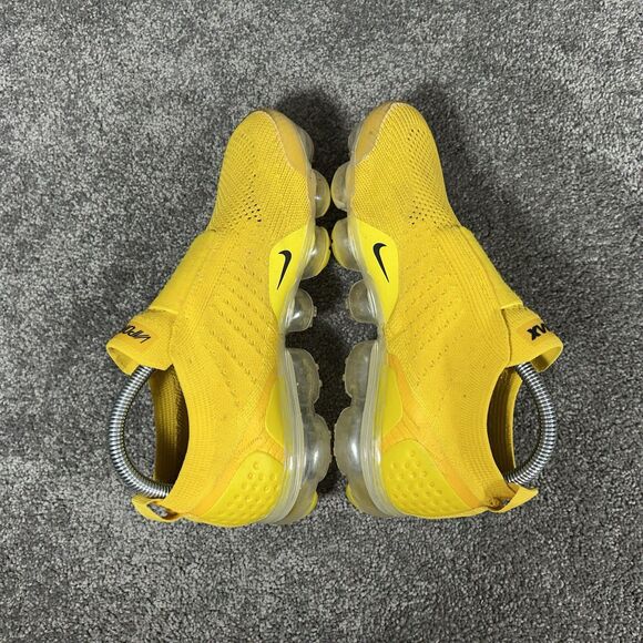 Nike Air VaporMax Moc 2 AJ6599-700 Women’s Size 8.5 Yellow Running Shoes Used - Picture 7 of 10